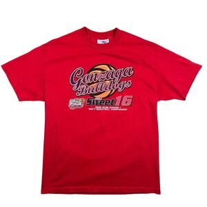 2006 Gonzaga University Bulldogs NCAA Sweat 16 Basketball T-Shirt